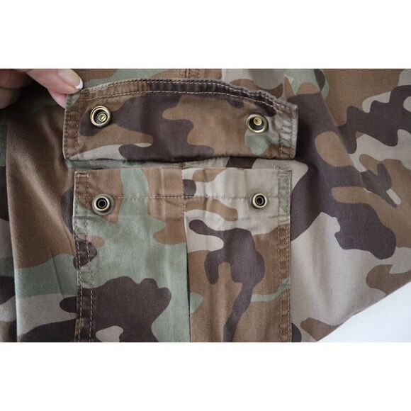 Polo Ralph Lauren 211818537001 Women's Sz L Green Camo Cargo Jogger Pants - Picture 7 of 14